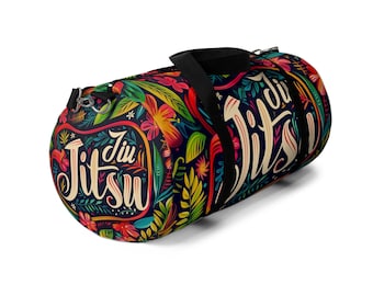 Jiu Jitsu Blumen-Design Seesack, hochwertige Seesack, Athleten Sport Tasche, Gym Workout Tasche, modernes Design Seesack, Urlaub Seesack