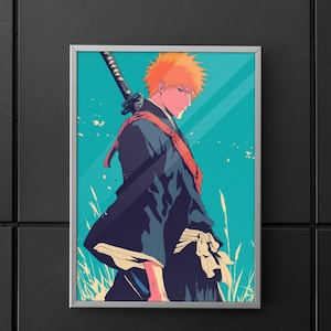 Anime l Bleach Inspired l Retro l Vintage l Wall Art l Poster