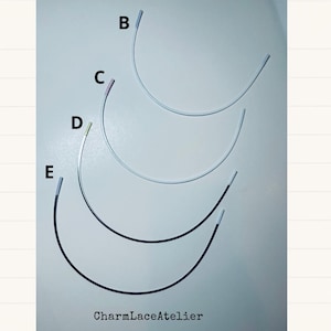 Bra Underwires for Full Coverage Cups-Deep Cup Design, Sizes B, C, D, E.