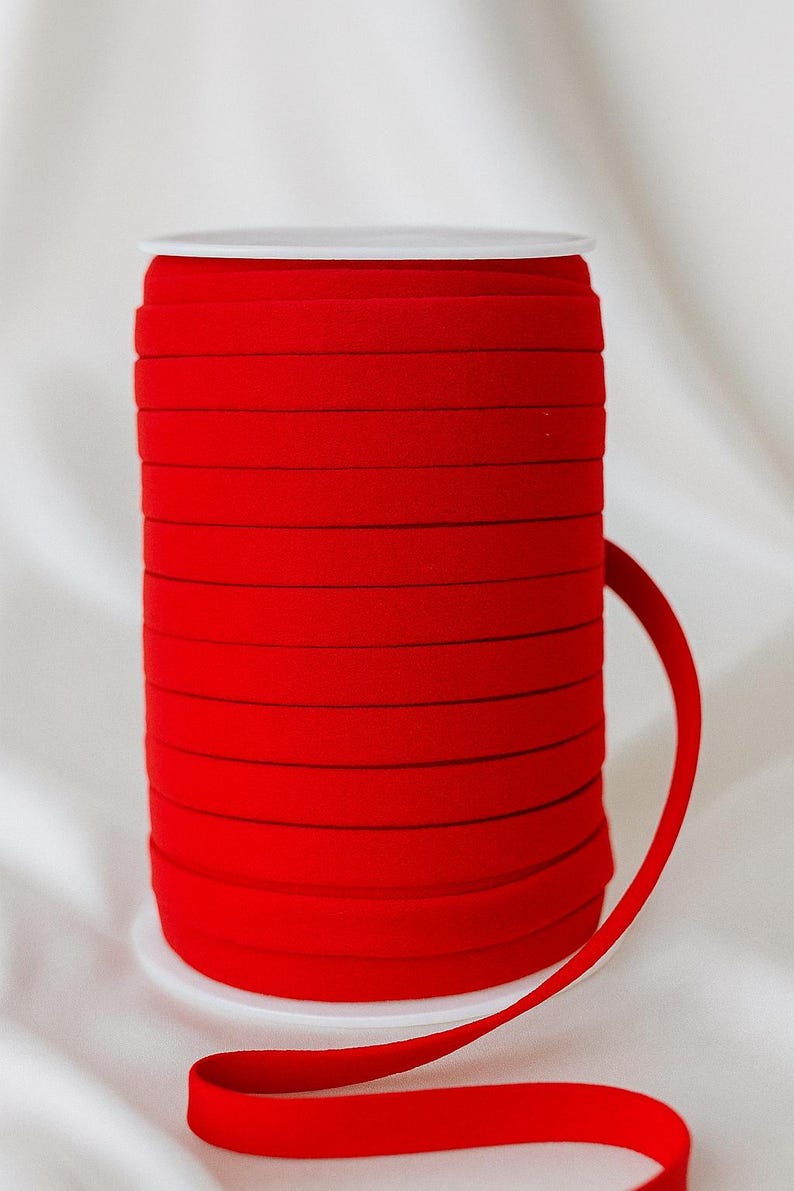 Underwire Channeling Tape 10 mm(3/8*), Soft Tunnel Tape for Bra Making, Lingerie Sewing and Underwire Casing, Sold by the yard image 12
