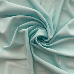 Mint Green Stretch Mesh PowerNet Fabric, Soft Elastic Tulle for Lingerie, Bras, Dancewear and Sewing, Hight Qualiti Mesh, Sold by 0.5 Yards