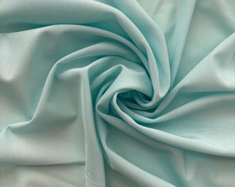 Mint Green Stretch Mesh PowerNet Fabric, Soft Elastic Tulle for Lingerie, Bras, Dancewear and Sewing, Hight Qualiti Mesh, Sold by 0.5 Yards