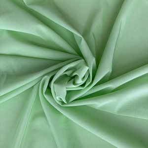 Light Green Mesh PowerNet Fabric, Soft Elastic Tulle for Lingerie, Bras, Dancewear and Sewing, Hight Qualiti Mesh, Sold by 0.5 Yards