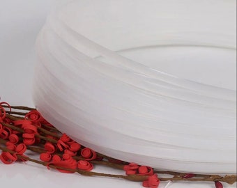 プラスチックボーン - 6 mm 1ヤード、ブラジャー、ランジェリー、コルセット用のフラットプラスチックボーン