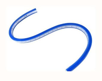 Righello flessibile da 30 cm/12 pollici, strumento di misurazione regolabile per modellistica, cucito e disegno