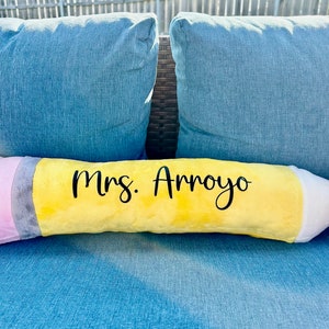 Custom Pencil-Shaped Pillow