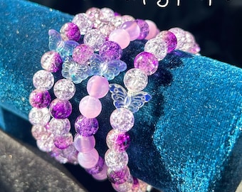 Vibrant Color Bead Bracelets - Handcrafted Elegance for Every Style