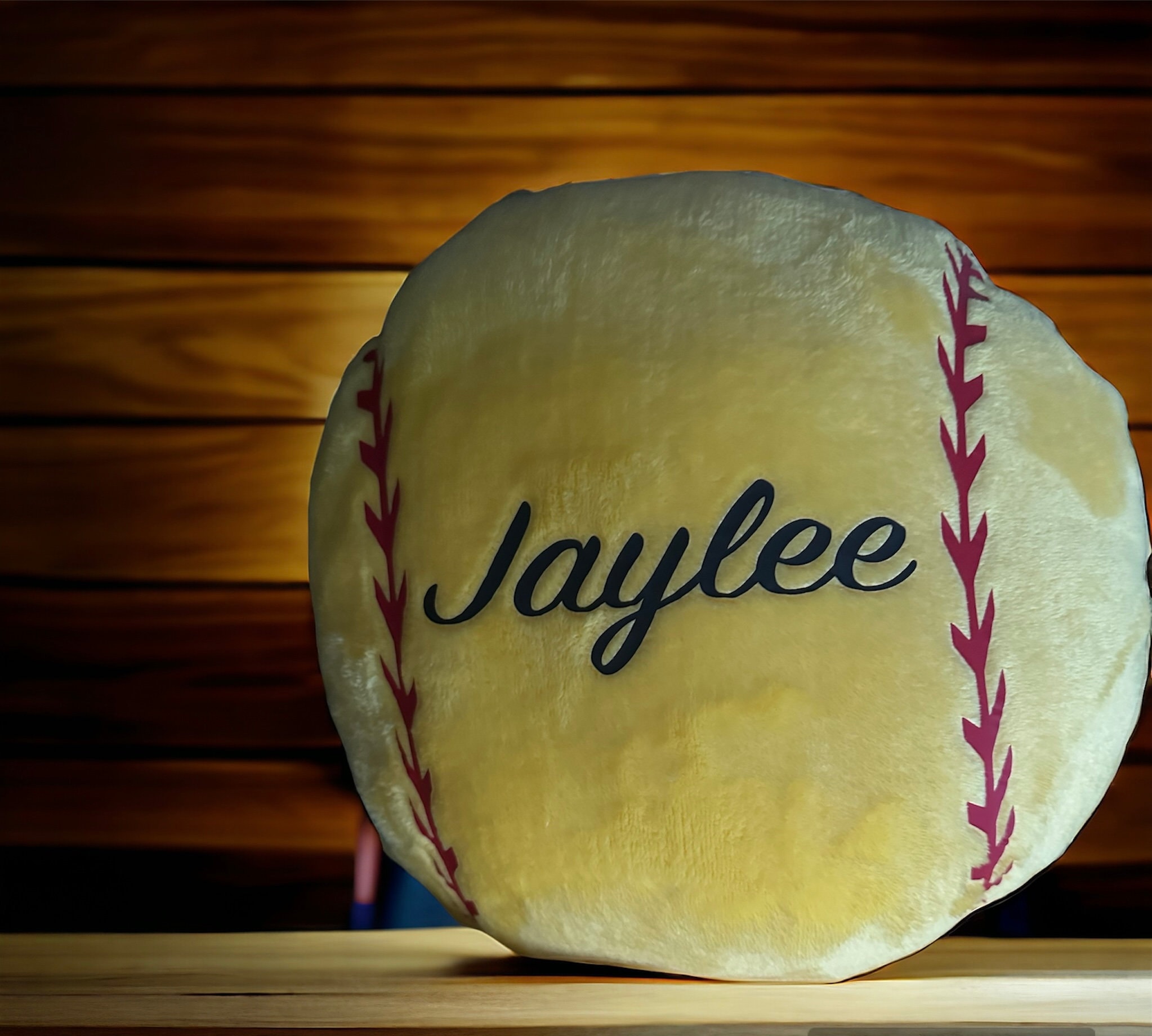 Personalized Softball Pillow