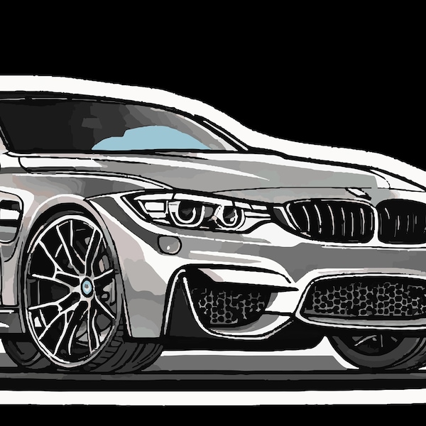 Bmw M4 Decals - Etsy