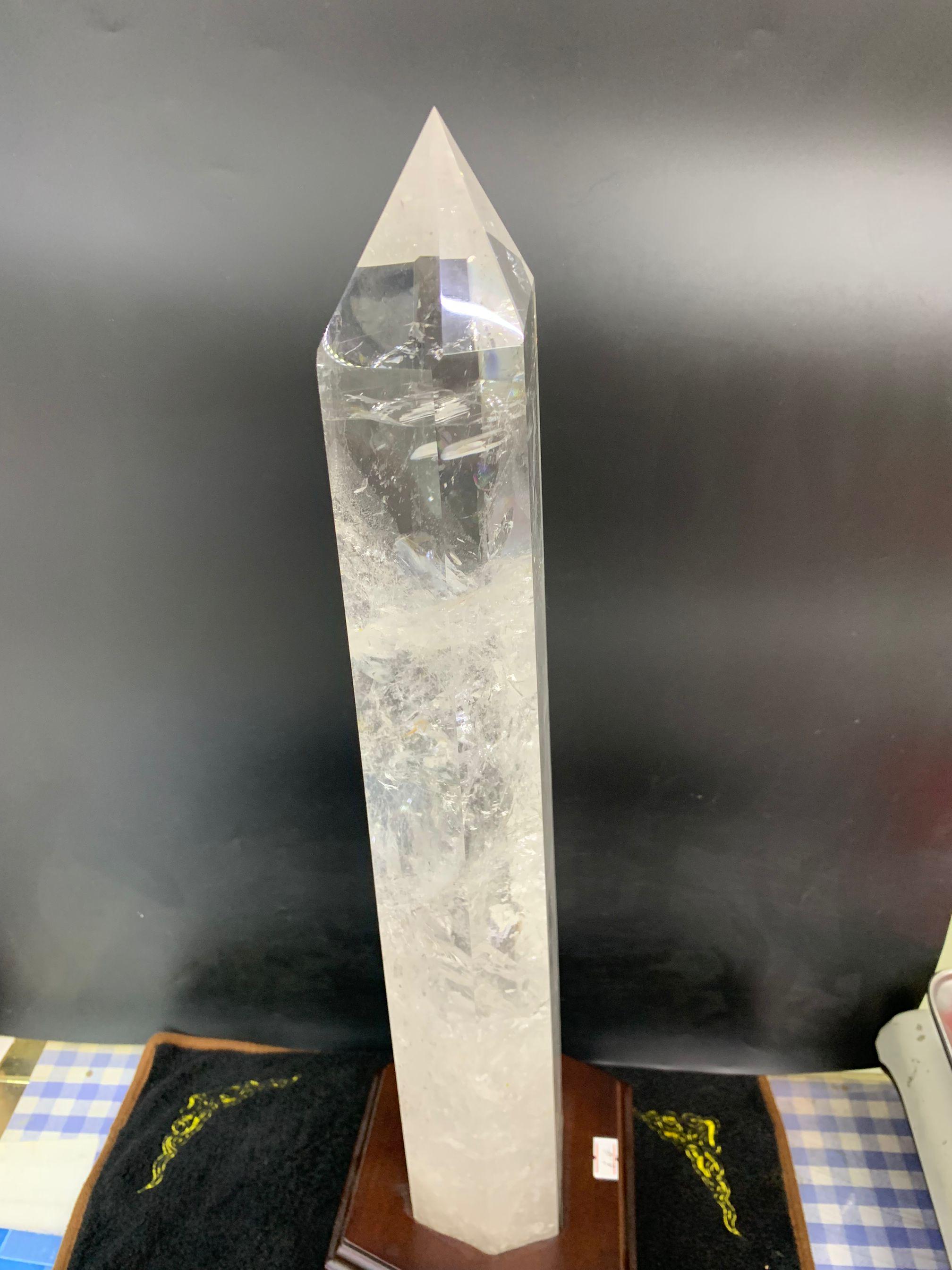 7 Cristalli Di Quarzo Obelisco Naturali, Punte Per Creazione Gioielli Wire Wrap
