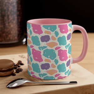 Pastel Dreams, Abstract Art Ceramic Mug 11oz