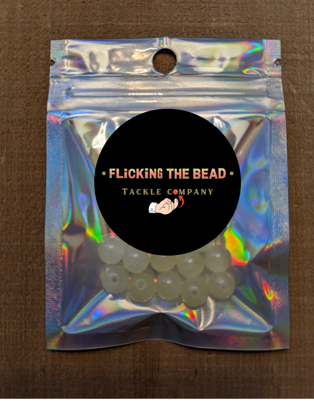 Fishing Beads Glass Premium Trout Beads, Steelhead Beads, Salmon Beads 8mm  Pearl Yellow 