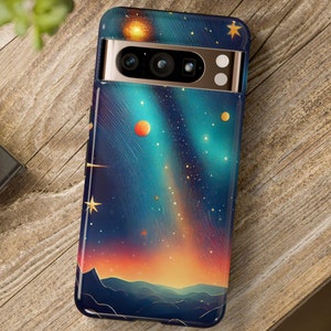 Cosmic Starry Night Phone Case for Google Pixel - Space Galaxy Art for Pixel 9, 8 Pro, Pixel 8, Pixel 7, Pixel 6 Pro, Pixel 6, Pixel 5 5G