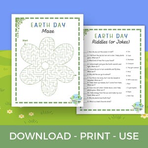 Earth Day Activity Bundle, Games for Kids, Elementary or Homeschool ...