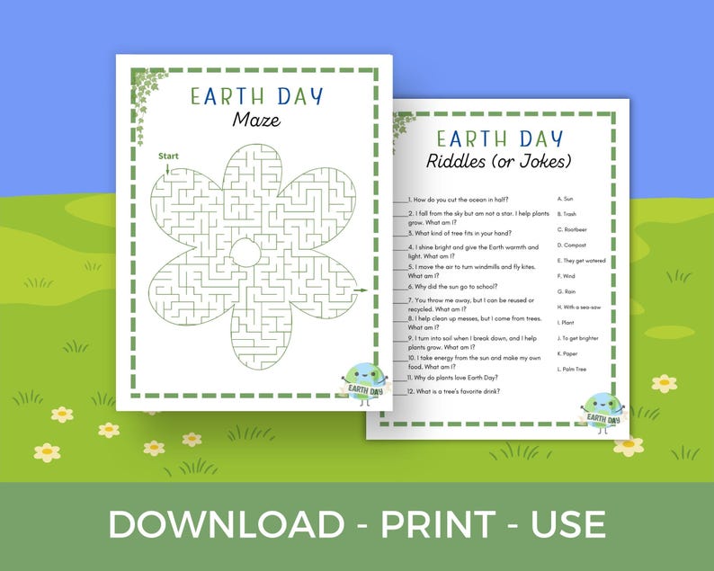 Earth Day Activity Bundle, Games for Kids, Elementary or Homeschool ...