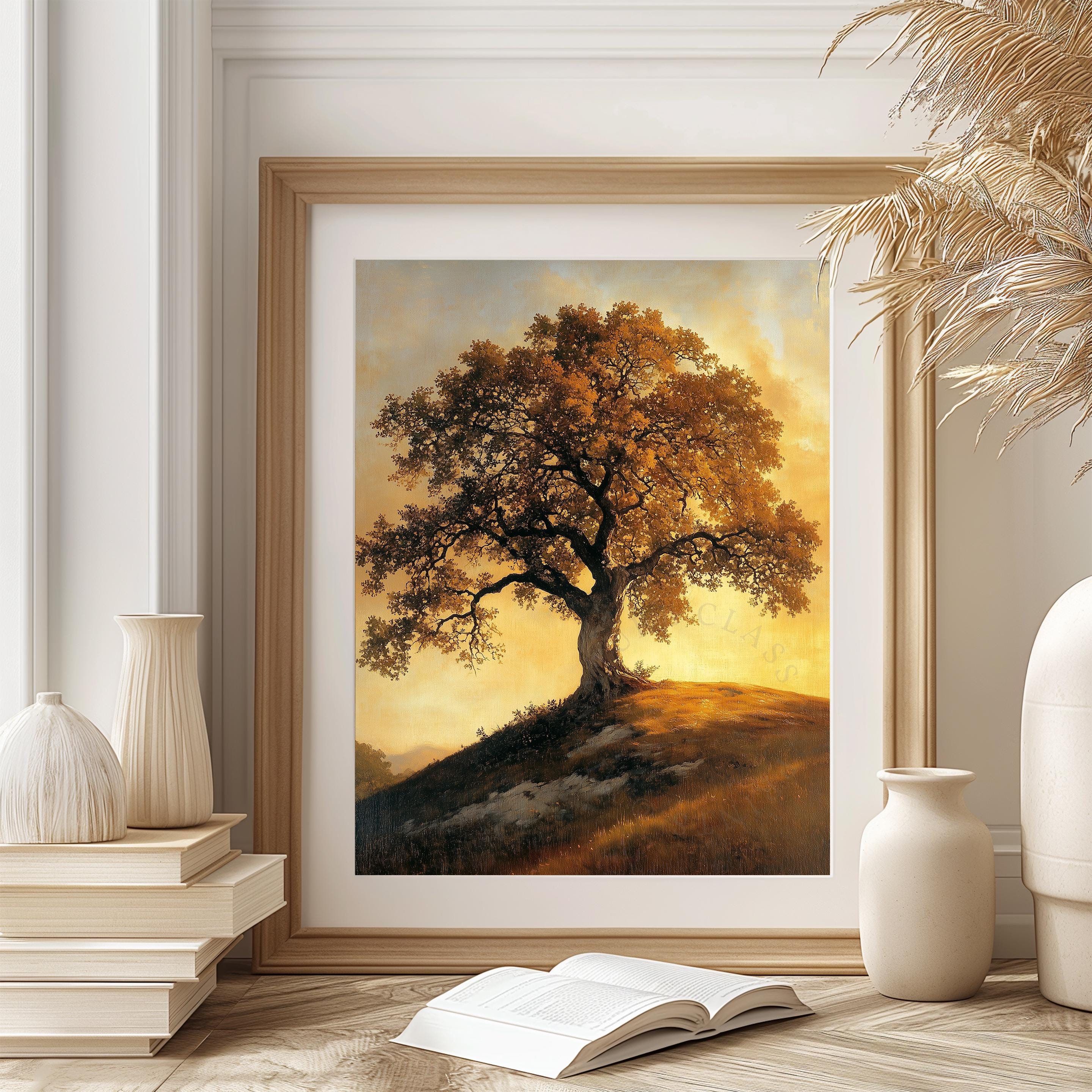 Biglietto Di Auguri Old Tree Forest Nature Oak - Formato 144x148 Mm Con Busta - Interno Bianco Per Messaggi Personalizzati - 4