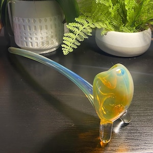 Gandalf Tobacco Glass Pipe Silver fumed