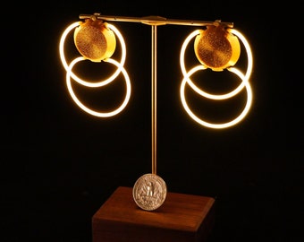 Halo LED Earrings: Aura #3