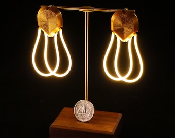 Halo LED Earrings: Aura #6