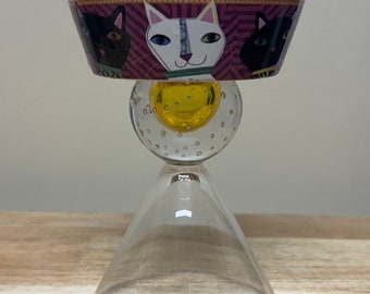 Erhöhte Katzenschale - Wasser- oder Futternapf - Ergonomisch - Vintage Schale