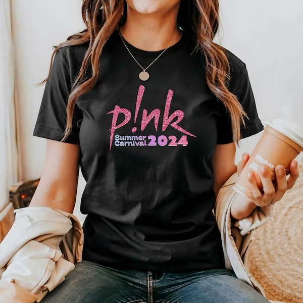 P!nk Summer Carnival 2024, Trustfall Album Tee, Pink Singer Tour, Music Festival Shirt, Concert Apparel, Tour Shirt, Pink Music Clothing