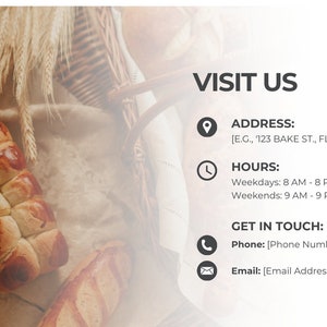 Bakery Website Template Canva, Website Template for Bakery, Bakery Website Canva Template, Bakery Canva Website, Dessert Store Website Temp image 5