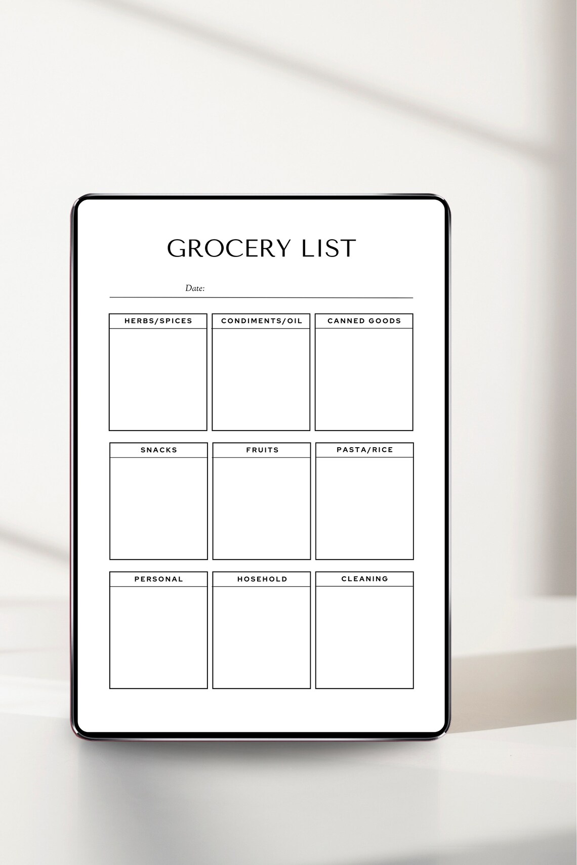 2024 Weekly Meal Planner and Grocery List | Meal Planner Digital ...