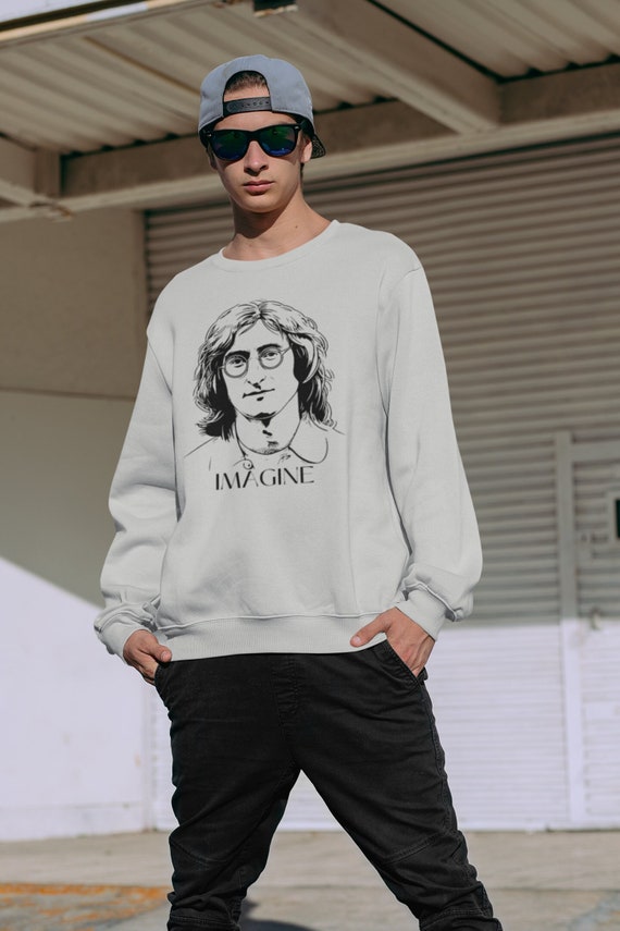 IMAGINE John Lennon the Beatles Unisex Heavy Blend Crewneck Sweatshirt Etsy Canada