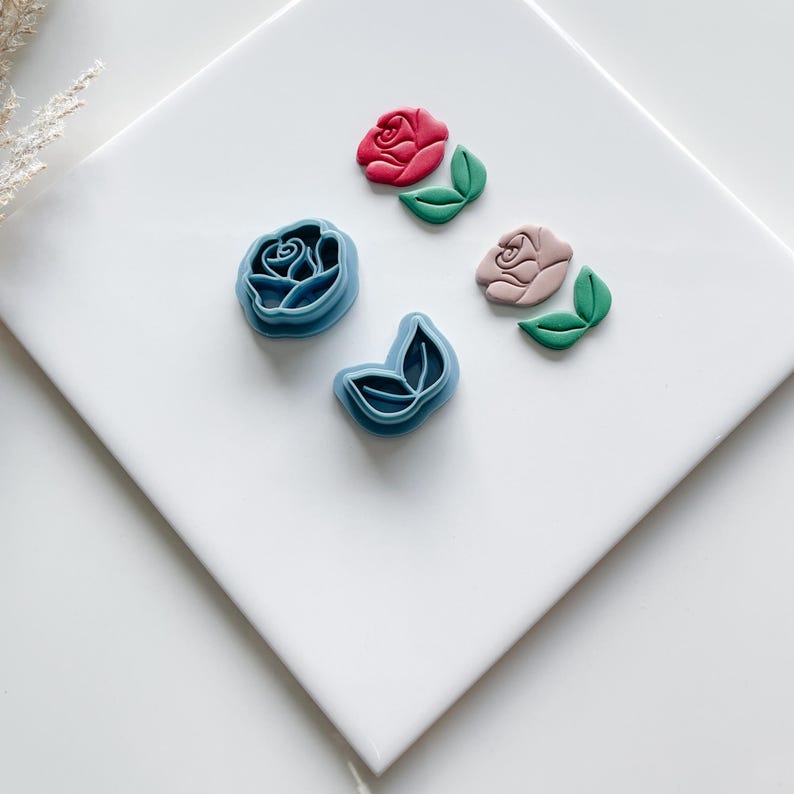 Valentines Day Cutters, Heart Cutters, Rose Cutters, Love Potion, Cupid, XO Letters, Unique, Cute, Polymer Clay