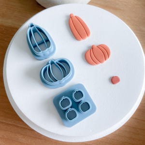 Pumpkin Polymer Clay Cutter, Halloween Clay Cutters, Micro Clay Cutters, Fall Clay Cutters, Fun Clay Cutters