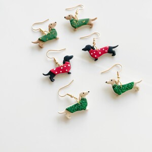 Dachshund Clay Cutter, Weenie Dog, Holiday Sweater, Christmas Polymer Clay, Holidays, Unique, Cute, Fun Cutters