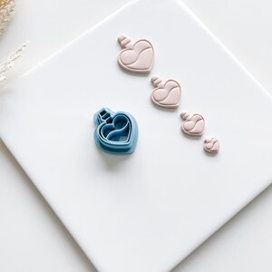 Valentines Day Cutters, Heart Cutters, Rose Cutters, Love Potion, Cupid, XO Letters, Unique, Cute, Polymer Clay
