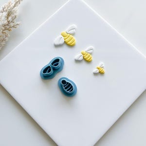 Bee Clay Cutters, Cute Bees, Beehive Cutters, Cute Easter Spring Cutters