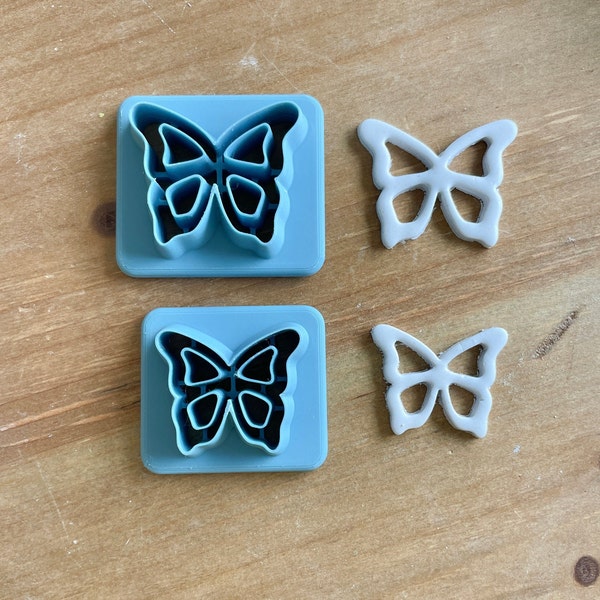 Butterfly Clay Cutters, Polymer Clay Cutters, Spring, Butterfly Outline, Butterfly Shape, Cookie Cutter, Animal Cutters, Insect, Fondant