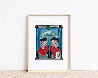 Paprika Watercolor Painting: Spanish Food Kitchen Art (Multiple Size & Finish Options)