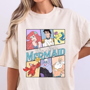 Comfort Colors® The Little Mermaid Shirt, Disney T-shirt, Women&#39;s Little Mermaid Ariel hoodie, Ariel Mermaid Sweater, Disney Ariel Shirt