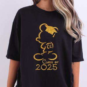 Disney Class Of 2025 Shirt,Mickey Graduate Shirt, Mickey Senior of 2025 Tee,Disney Graduation Gift for Him,Grad Trip 2025 Tshirt, Grad Squad
