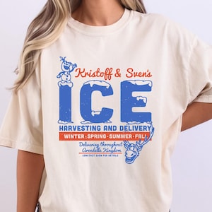 Frozen Kristoff and Sven&#39;s Ice Shirt / Disney Frozen Shirt / Olaf Shirt / Arendelle Kingdom Shirt / Disney Trip Shirt / Walt World Shirt