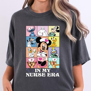 Disney In My Nurse Era Shirt, Minnie Mouse Nursing T-Shirt, Disneyworld Nursing Student Sweatshirt, Minnie Nicu Nurse Sweater