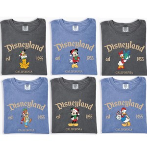 Disney Mickey and Friends Christmas Family Matching Shirt, All Characters Disneyland Xmas Tee, Family Christmas Matching Shirt, Disney Trip