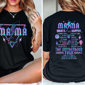 The Motherhood Tour Makes It All Happen Shirt, Motherhood Hoodies, Funny Mom Sweaters, Mothers Day Shirts, Mom Life Sweat, Mom Shirt