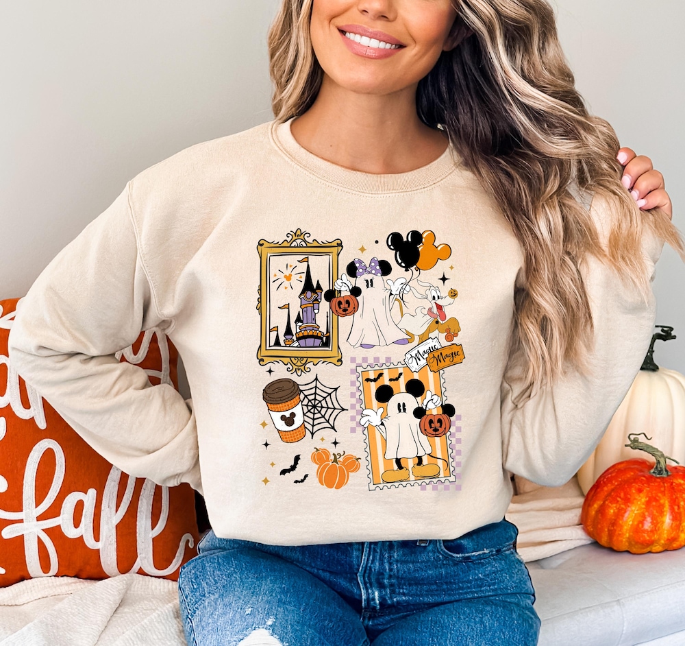 Disney Mickey Halloween Coquette Shirt, Disney Halloween Trip Shirt, Halloween Shirt, Disneyland Halloween Tee, Mickey And Friends Halloween Bespoketshirt