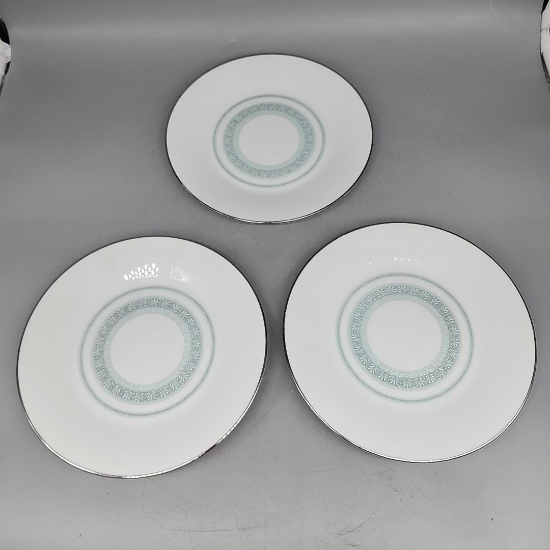 Vintage Set of 3 Noritake Salad Plates Greenfield 6585 8
