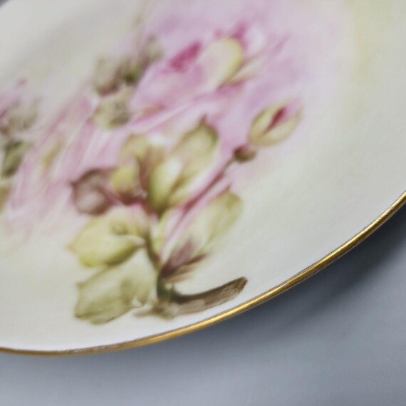 HUTSCHENREUTHER Selb Favorite Bavaria Hand Painted PINK Rose