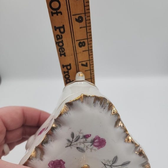 Vintage Lipper and Mann Hand Painted Floral Porcelain Gilded