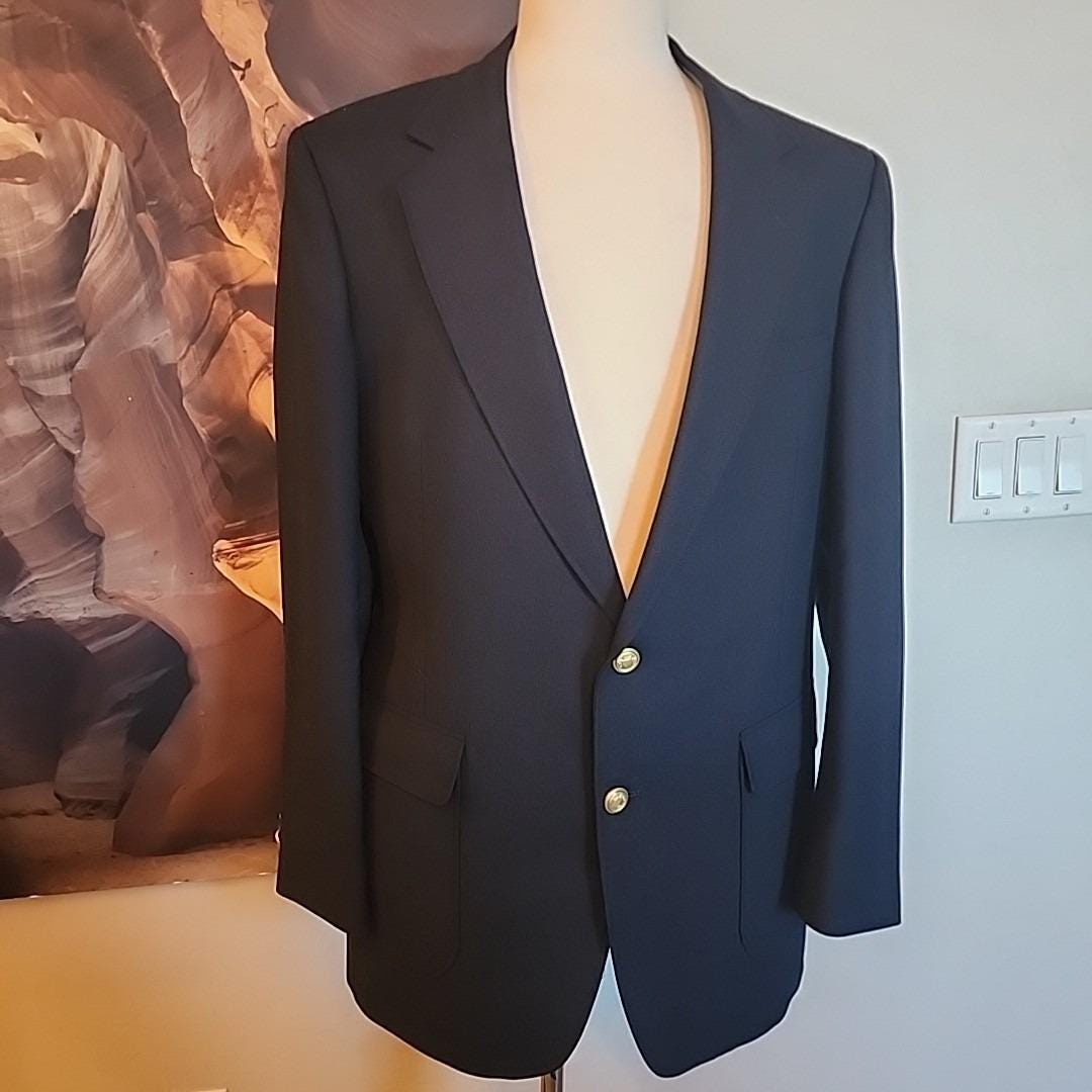 Vintage Arnold Palmer Jacket 42L Navy Blue Blazer Gold Buttons - Etsy