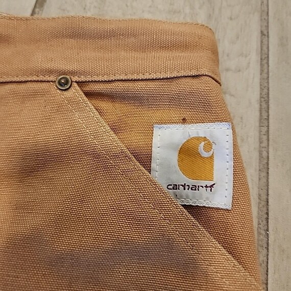 パンツ 80s Carhartt made in USA Carhartt 80s USA Duck Fabric Nylon Work Brush Pants Brown Size 42