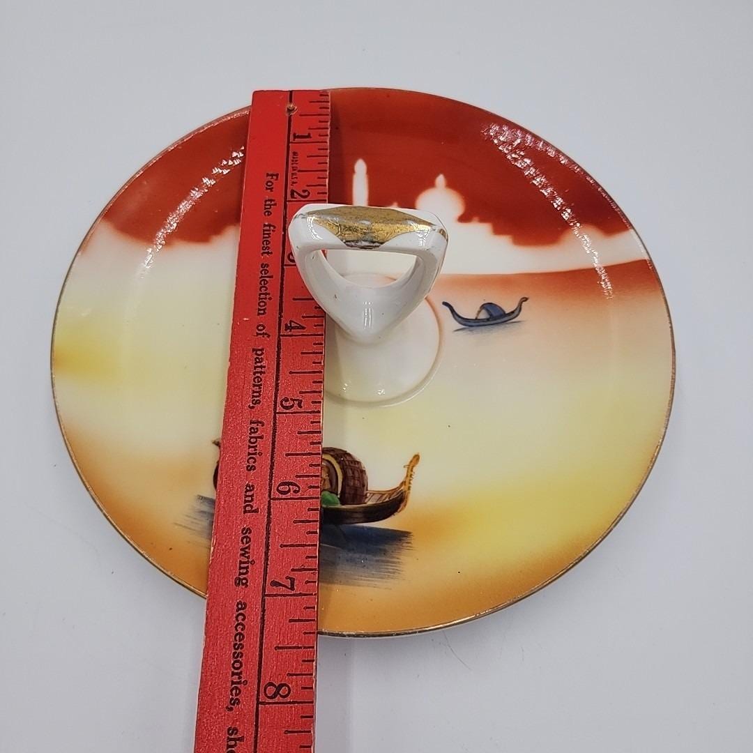 Vintage Noritake Hand Painted Handled Dish Porcelain China Japan