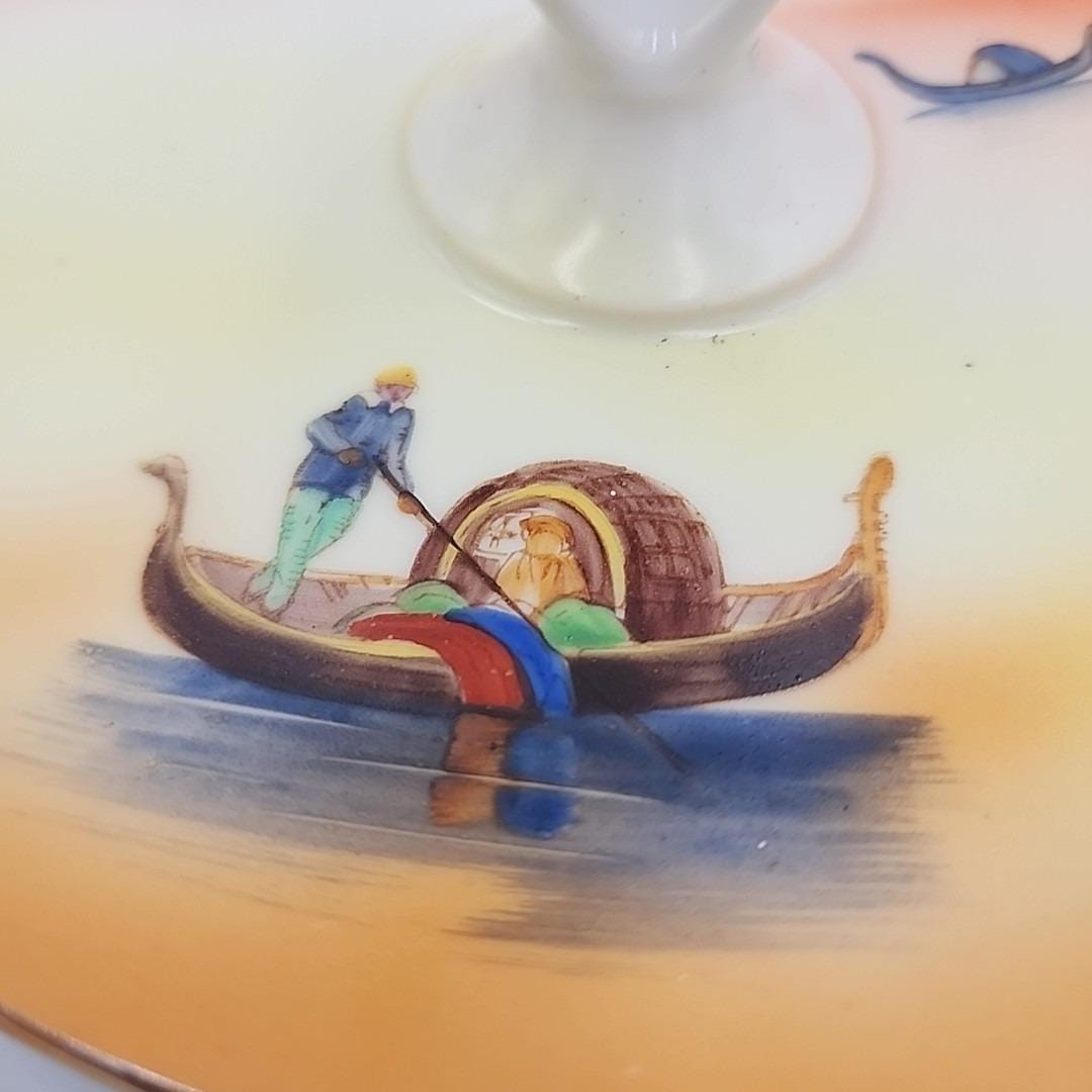 Vintage Noritake Hand Painted Handled Dish Porcelain China Japan