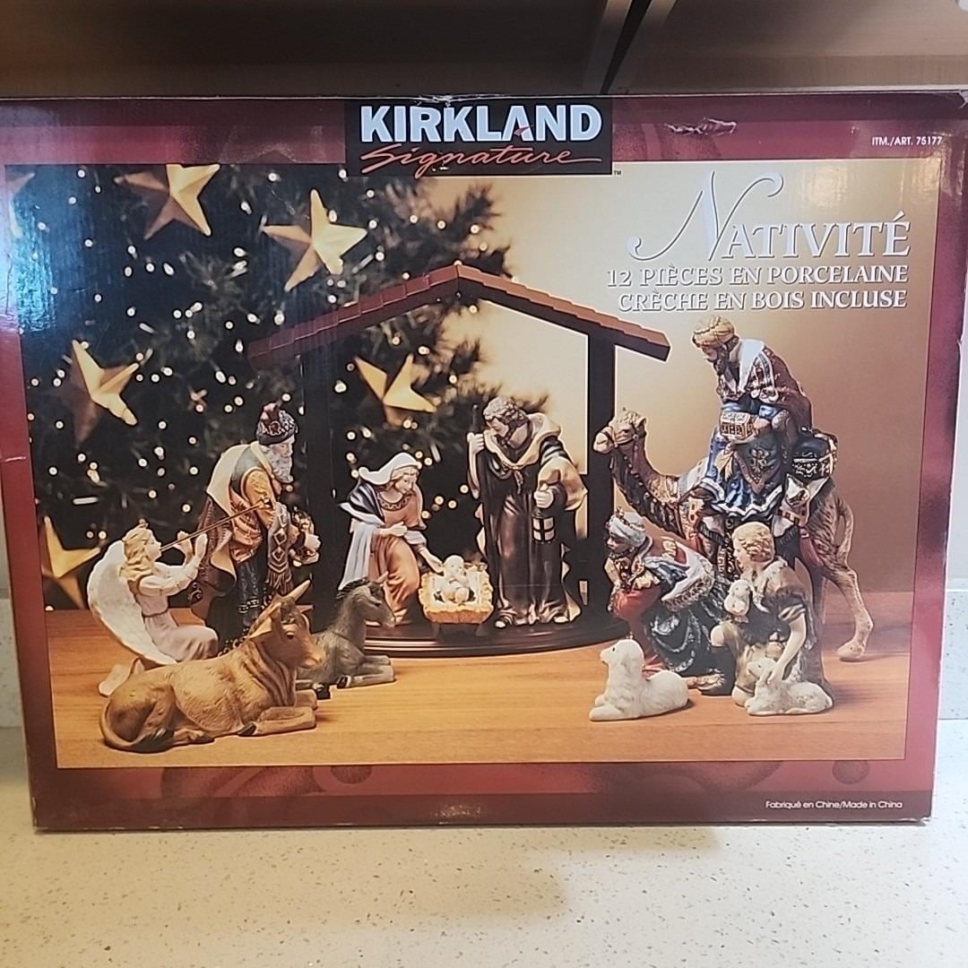 【未使用】KIRKLAND ナティビティセット 19ピース 【キリストの降誕】 未使用】KIRKLAND ナティビティセット 19ピース 【キリストの降誕】